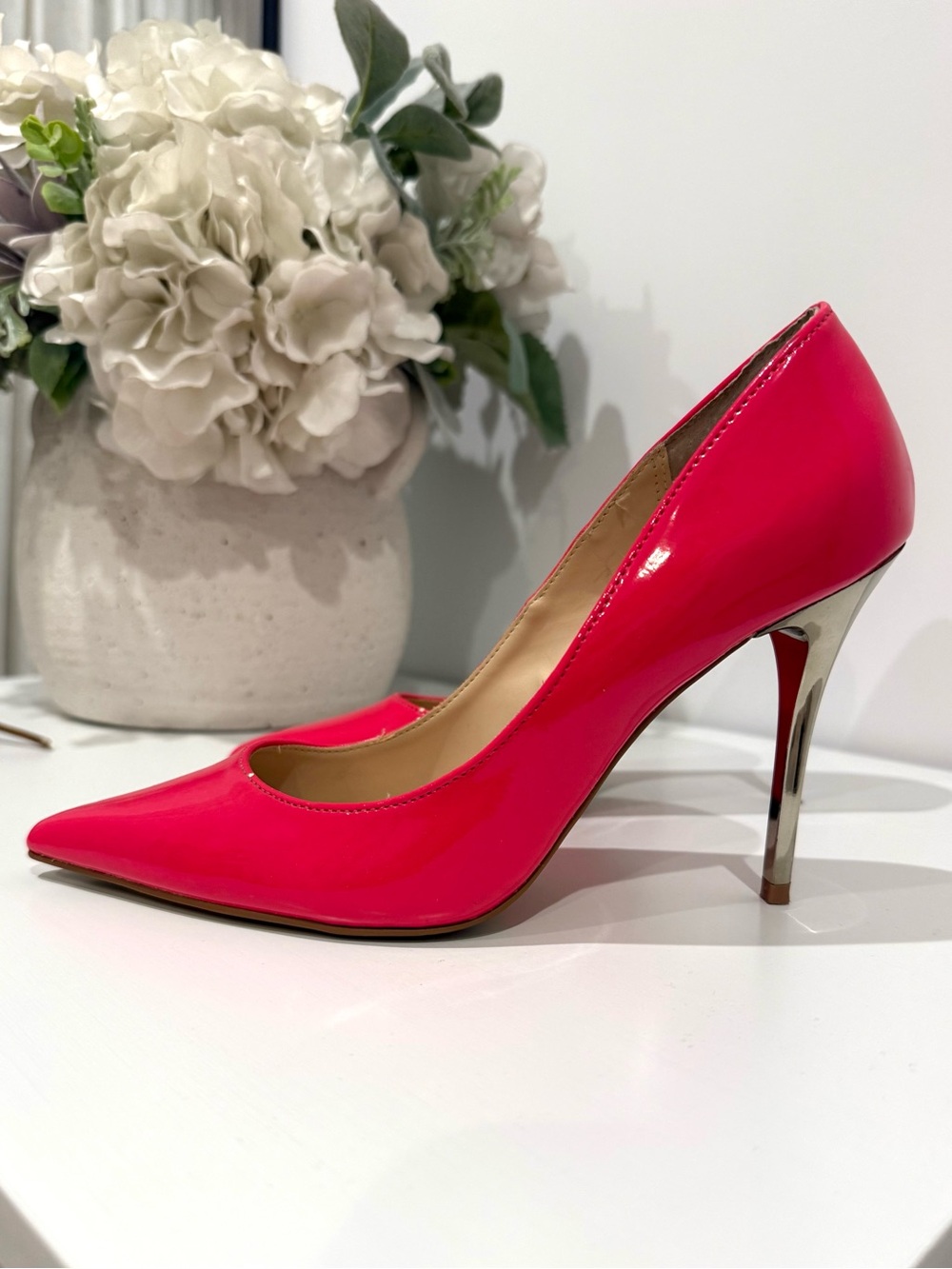 Hot Pink Heel Pumps - Picture 5 of 5